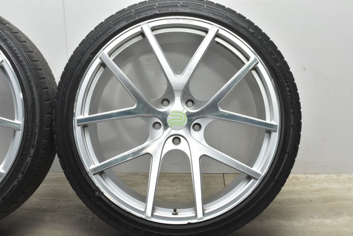 低価格！ 鍛造品 AGIO Precisione PKR 23in 10.5J 43 PCD130 コンチネンタル クロスコンタクト 305|30R23 ポルシェ カイエン 958 957 955 品質保証！