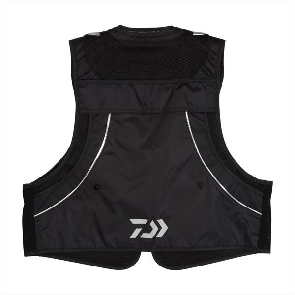【値下げ】Abu Garcia フィッシングベスト ブラック ダイワ フィッシングベスト DV-3025 フィッシングショートベスト
