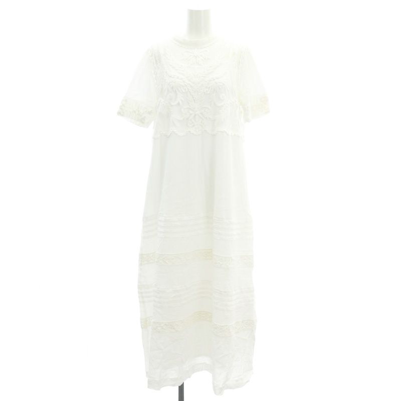 Ameri vintage ドレス アメリヴィンテージ Ameri VINTAGE 22SS EMBROIDERY SHEER