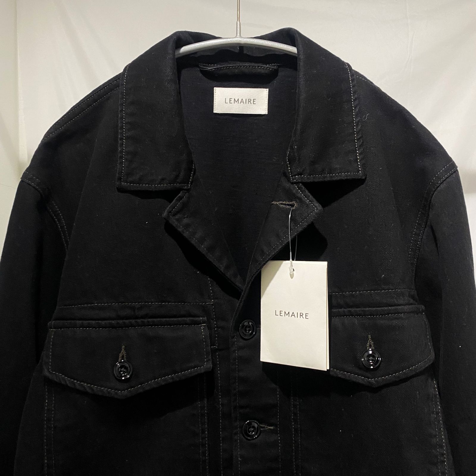 LEMAIRE デニムジャケット | ブラック | FARFETCH JP