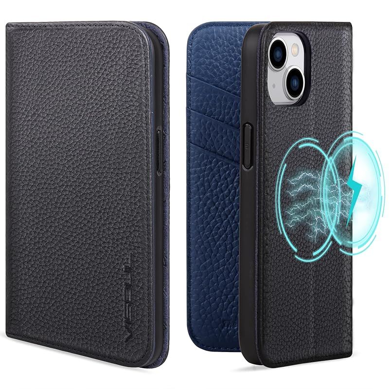 VISOUL iphone15Pro ケース 手帳型 o ro カーキ 616