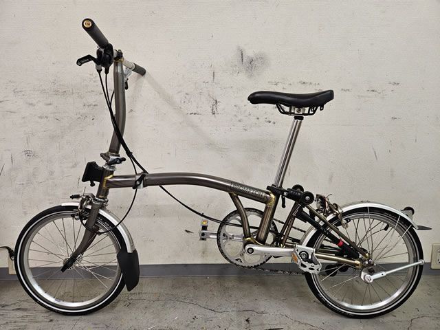 ▪︎希少▪︎ BROMPTON 折りたたみ自転車 S2L Rawカラー □ 希少!! BROMPTON S2L RAWカラー 2016 ブロンプトン