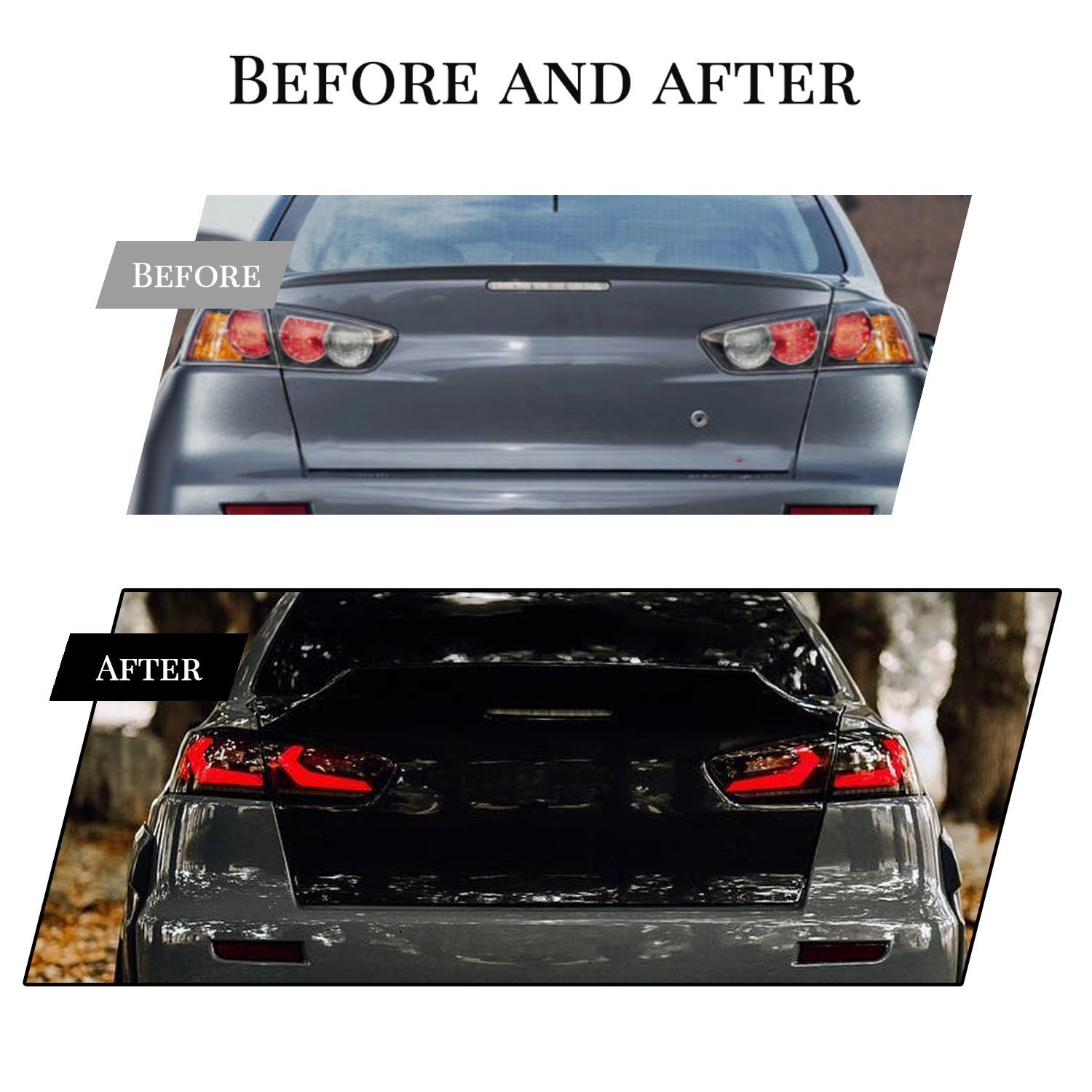 三菱 翼神 Lancer 08-18モデルLED流光ターンシグナルテールライトアセンブリ 10.02 FFCRYSTALESIA_COM