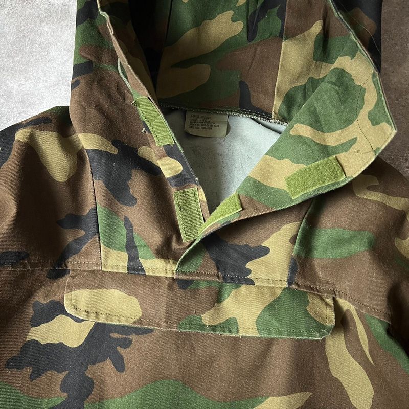 90s USA製 KILMANJARO カモ柄 アノラックパーカー S