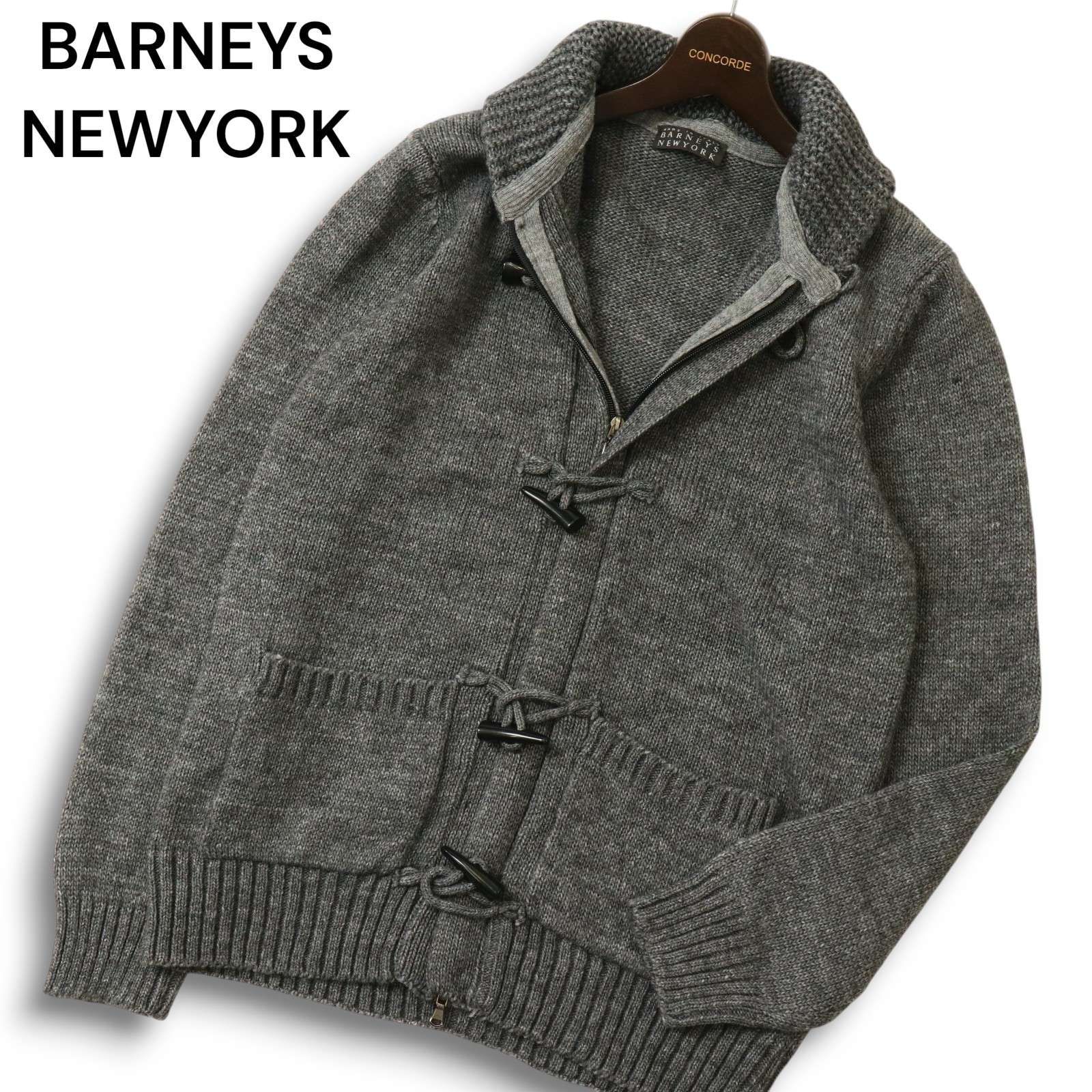 未着用 BARNEYS NEWYORK 52 イタリア製 ニット カーディガン BARNEYS NEWYORK（バーニーズニューヨーク）カーディガン 黄