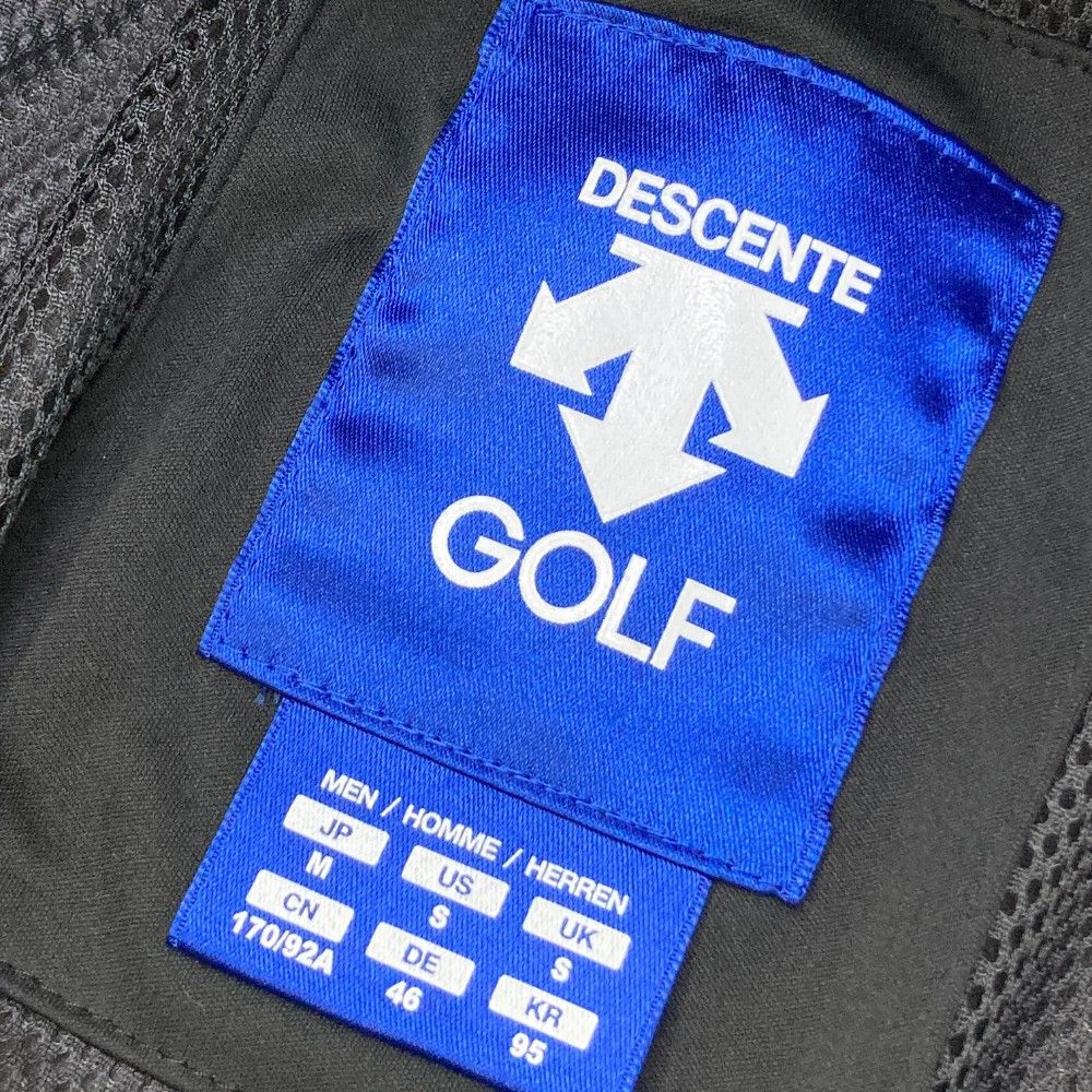 サイズ：M DESCENTE GOLF デサントゴルフ 裏メッシュ ジップ