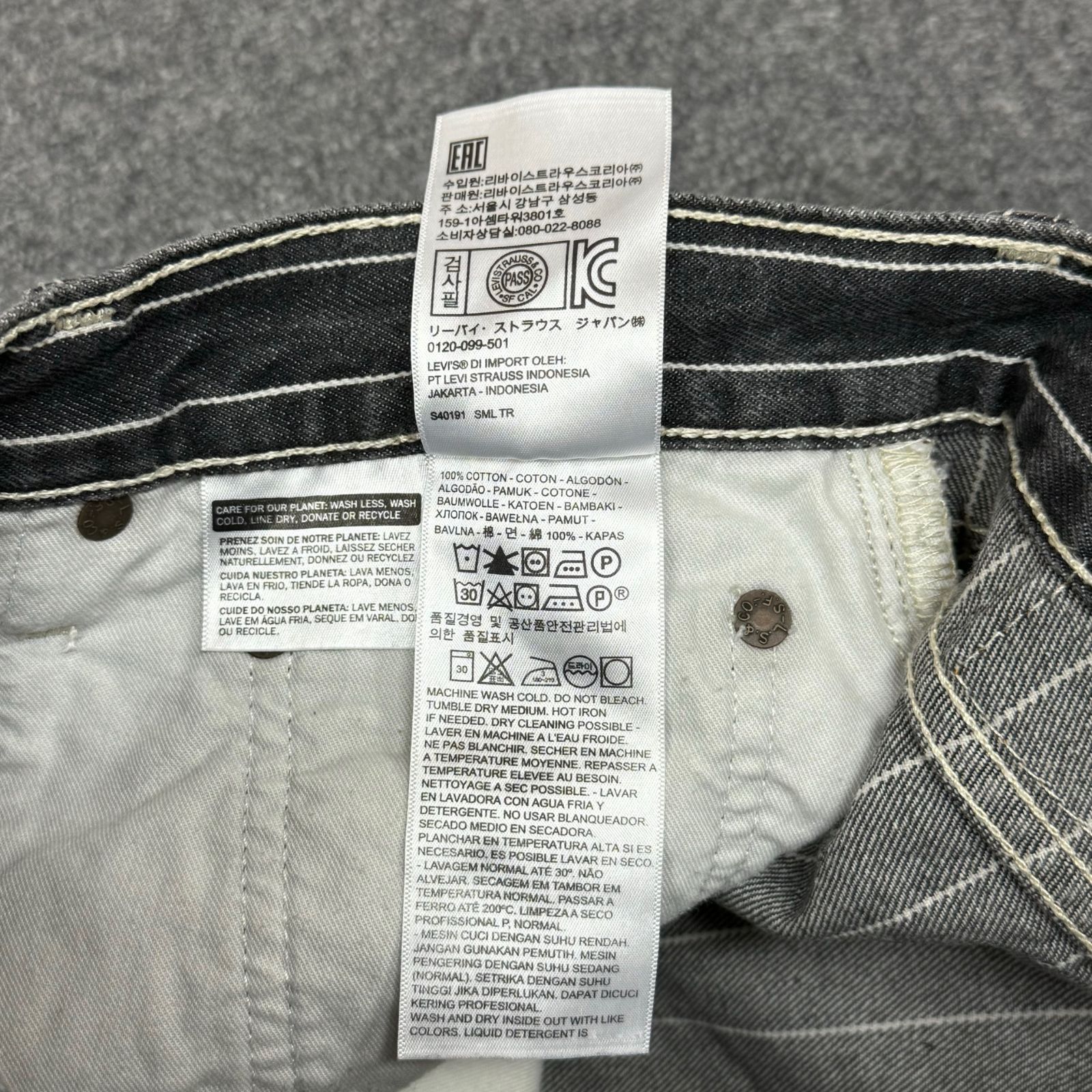 18SS Levi's 550 Supreme コラボ　ストライプ　デニム Supreme Levi's Pinstripe 550 Jeans Blue Men's - SS18 - US