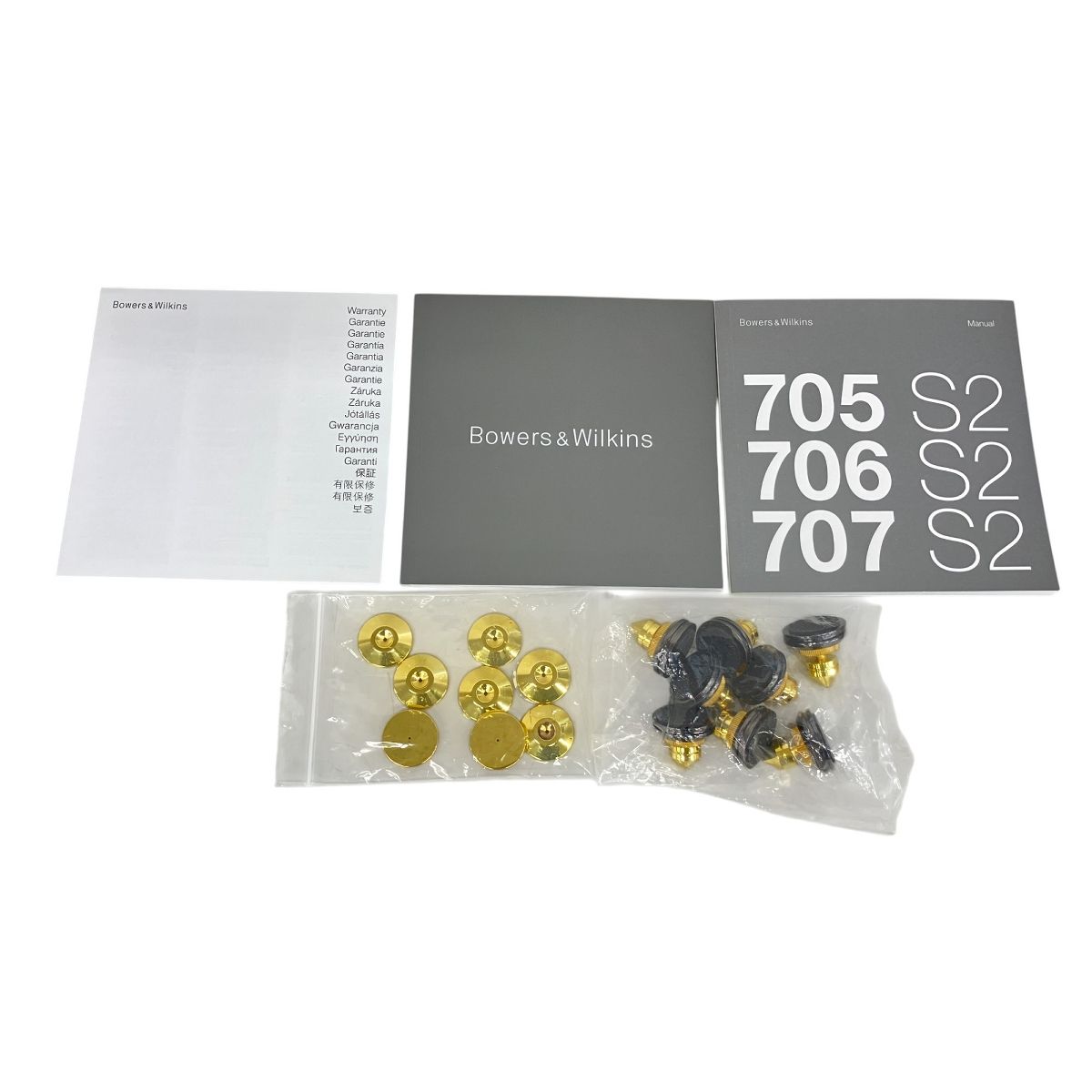 B-W 705 S2 ローズナット スピーカー ペア 音響機材 K10314761