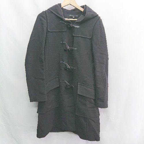 ◇ ⊇ Theory セオリー 長袖 ダッフルロングコート サイズS ブラック系