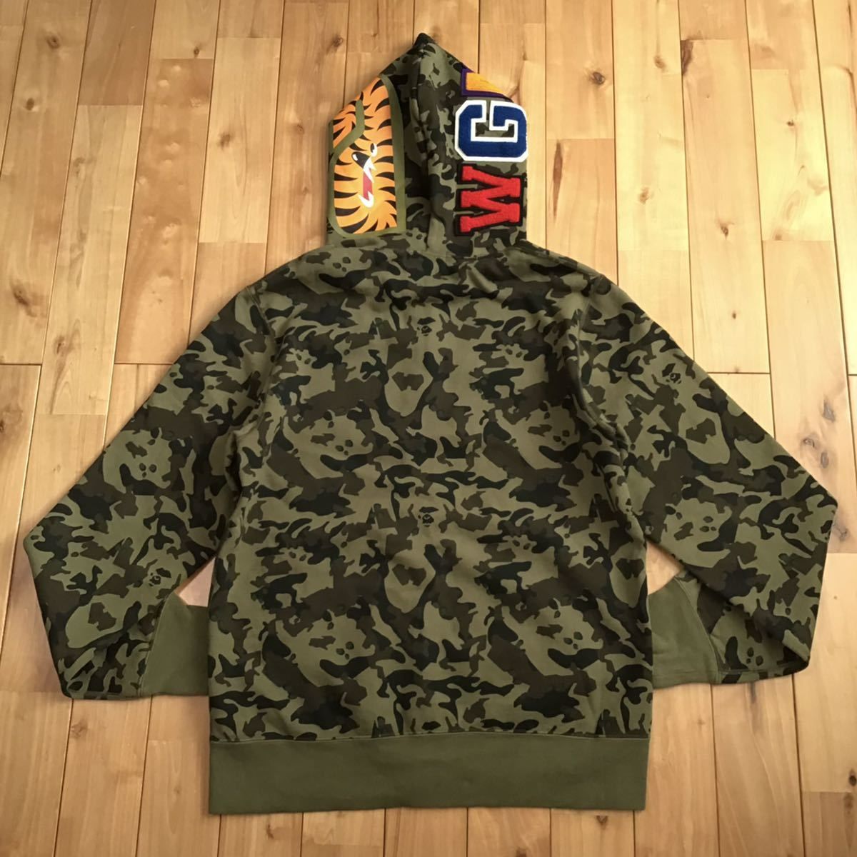 品多く DESERT CAMO シャーク パーカー Lサイズ shark full zip hoodie