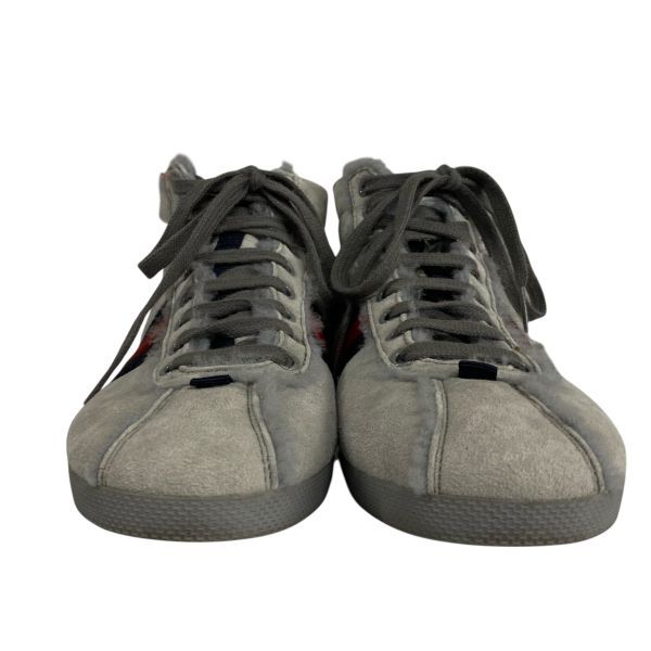 ○ グッチ GUCCI ムートン ハイカットスニーカー シェリーライン ボア