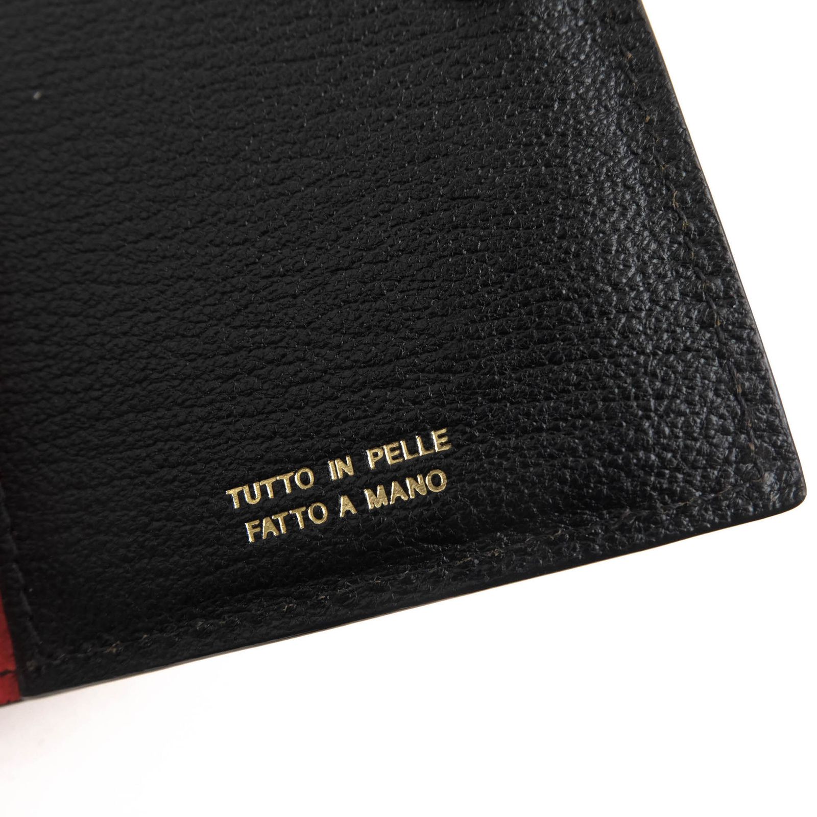 ラルコバレーノ リザード スマートミニウォレット 財布 ブラック L