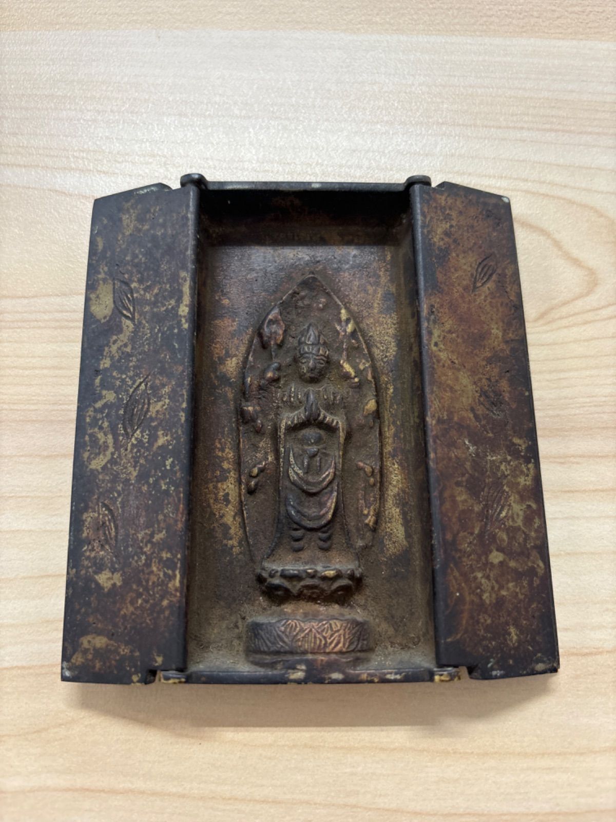 骨董品 仏像 観音様 江戸 真鍮 【公式通販】