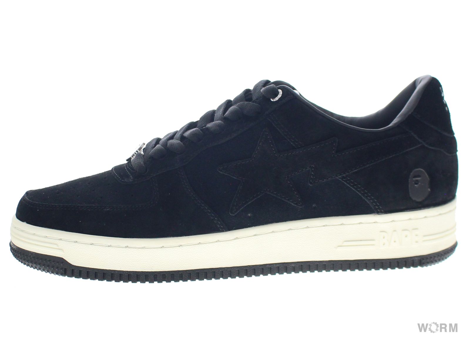 US12】 A BATHING APE BAPESTA BLACK SUEDE 0ZXSH191004MH