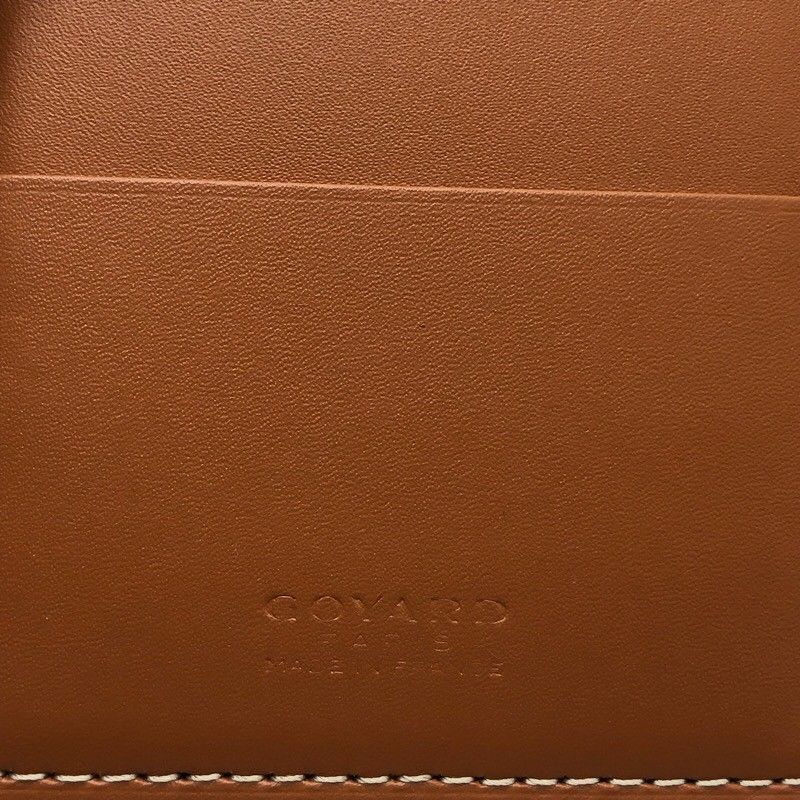 ゴヤール GOYARD グルネルパスポートケース ブラック PVC/レザー ユニ