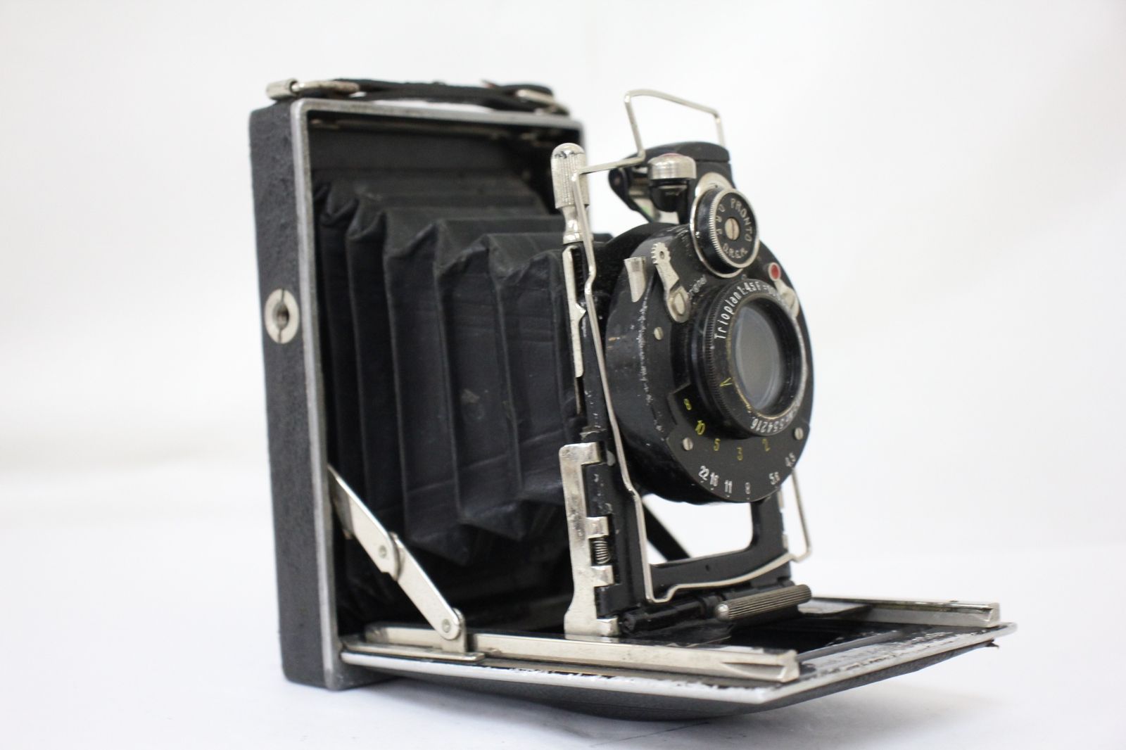 品 Bentzin Primar Trioplan Meyer-Gorlitz 10.5cm F4.5 蛇腹カメラ e803