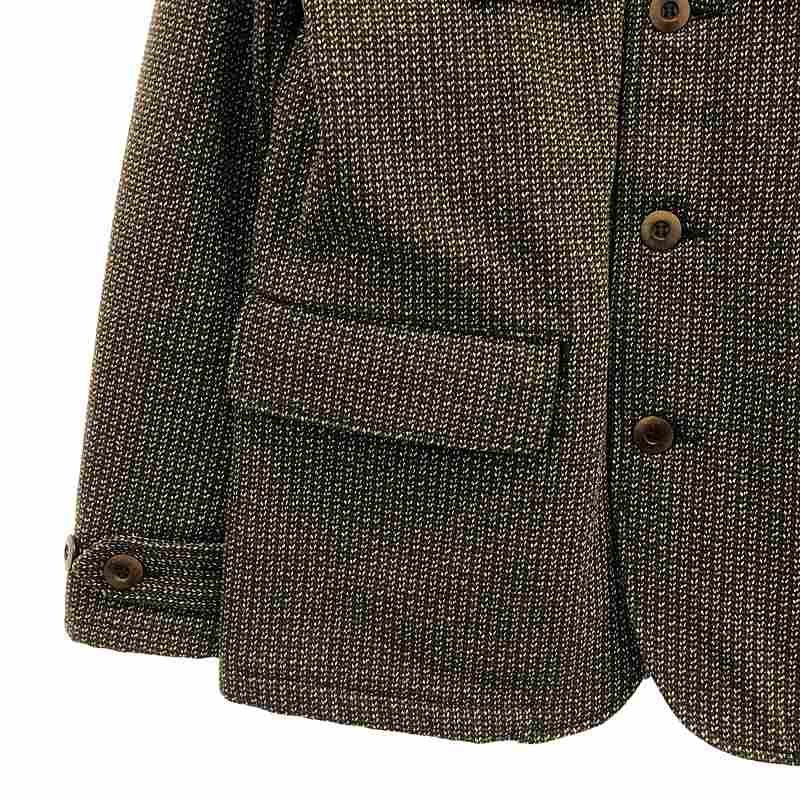 MOMOTARO JEANS / 桃太郎ジーンズ | Beach Cross Jacket / ごま塩 ビーチクロス ジャケット / キルティング総裏地 | 40 | ブラウン系 | メンズ MOMOTARO JEANS / 桃太郎ジーンズ | Beach Cross Jacket / ごま塩