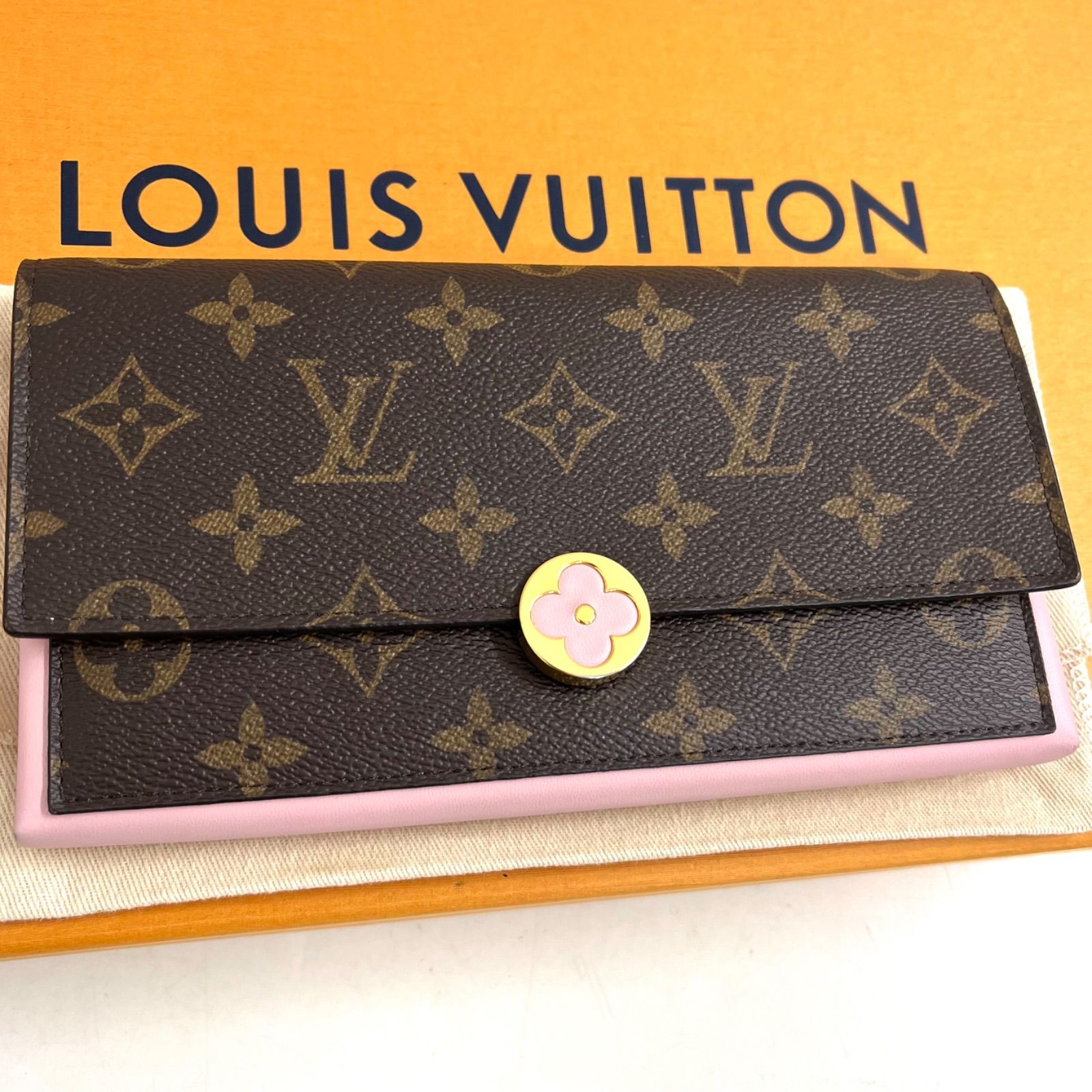 未使用レベル☆ ルイヴィトン LOUIS VUITTON ポルトフォイユ フロール 