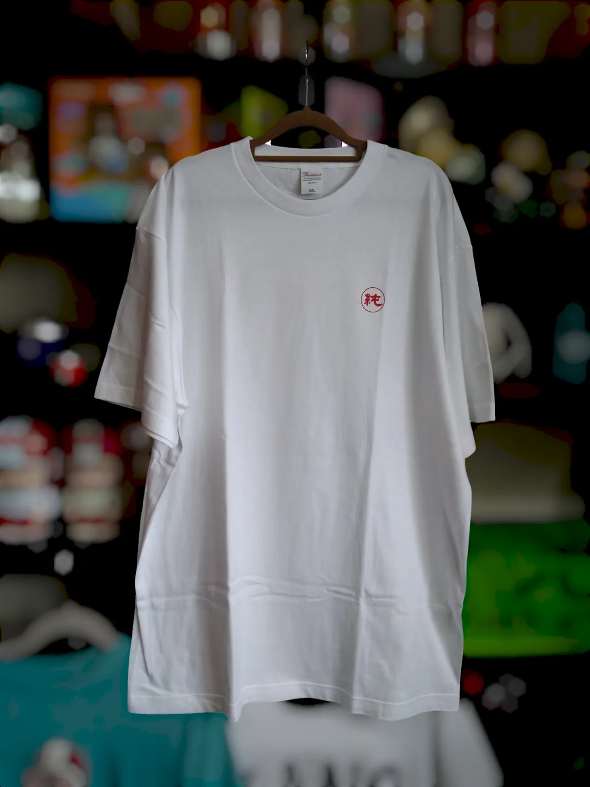 香蘭男子電棒燙　Tシャツ　白　L     ショッピングバッグとステッカー1枚付き 香蘭男子電棒燙 Tシャツ 白 M ショッピングバッグ&ステッカー付き