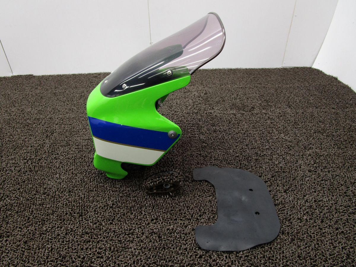 ZRX1100 アッパーカウル RAYBRIG製 ヘッドライト ▲A5671 MRA製 スクリーン ZRT10C カワサキ ZXT10CE キャブ車