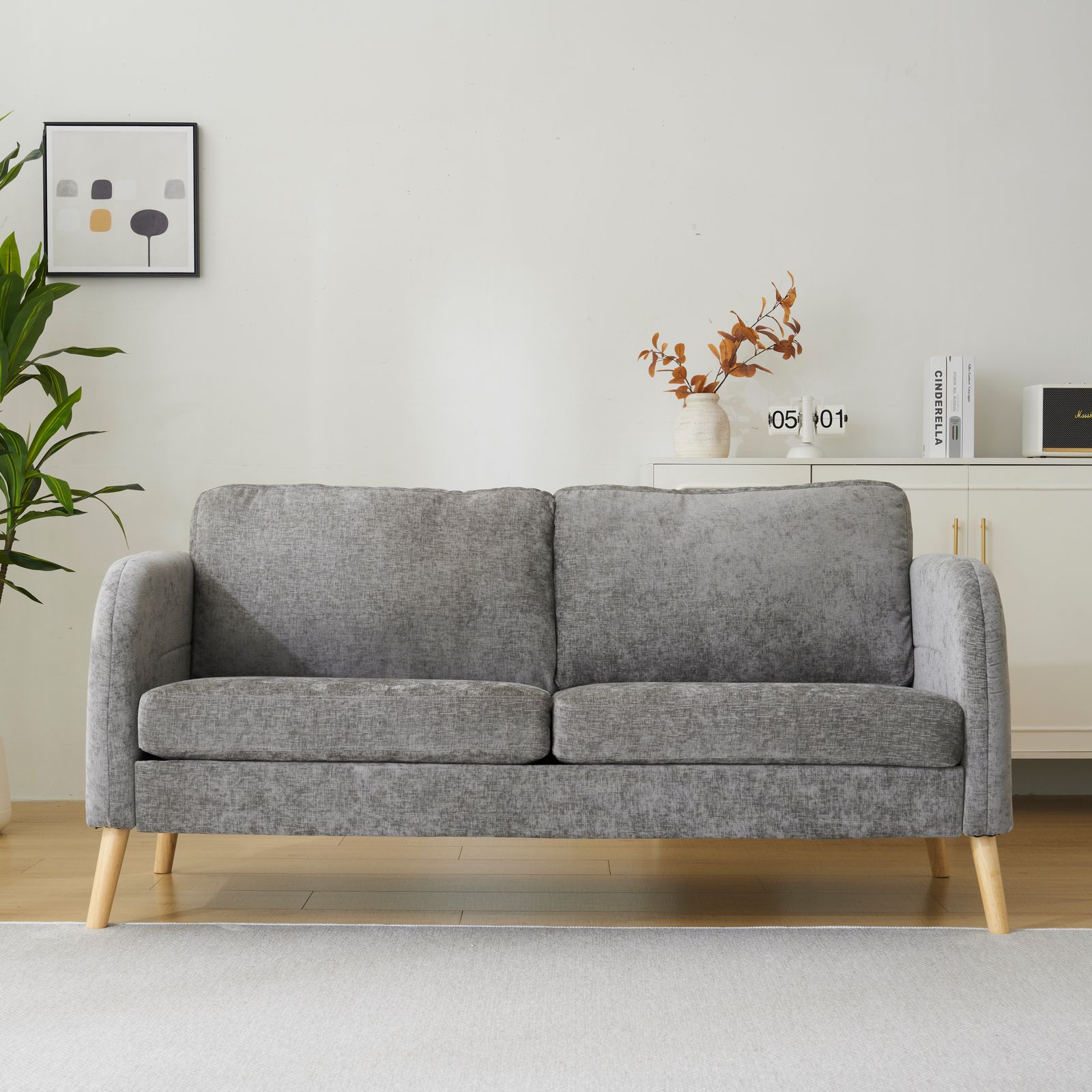 Homebliss ソファー 2人掛け 脚付き 肘付き 1人用にも おしゃれ かわいい