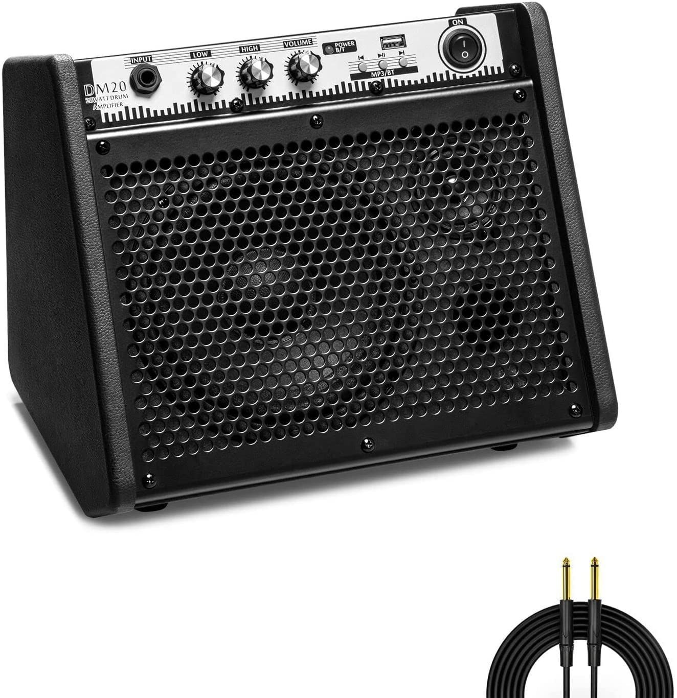 クーポン有 DM20 20W Coolmusic BT パーソナルモニターアンプ電気ドラムアンプスピーカー キーボード アコースティックギタースピーカー