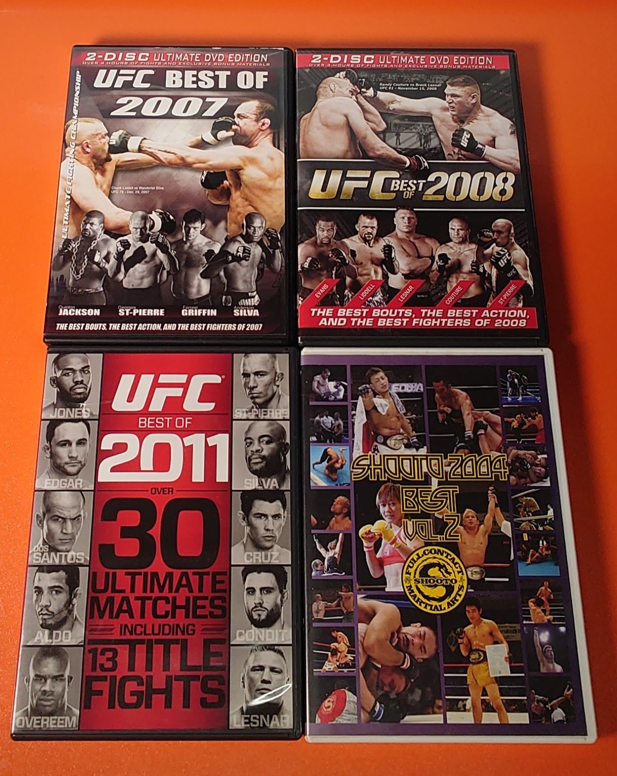 □「UFC BEST OF(2007/2008/2011) 修斗2004 BEST 2 4本まとめ 他