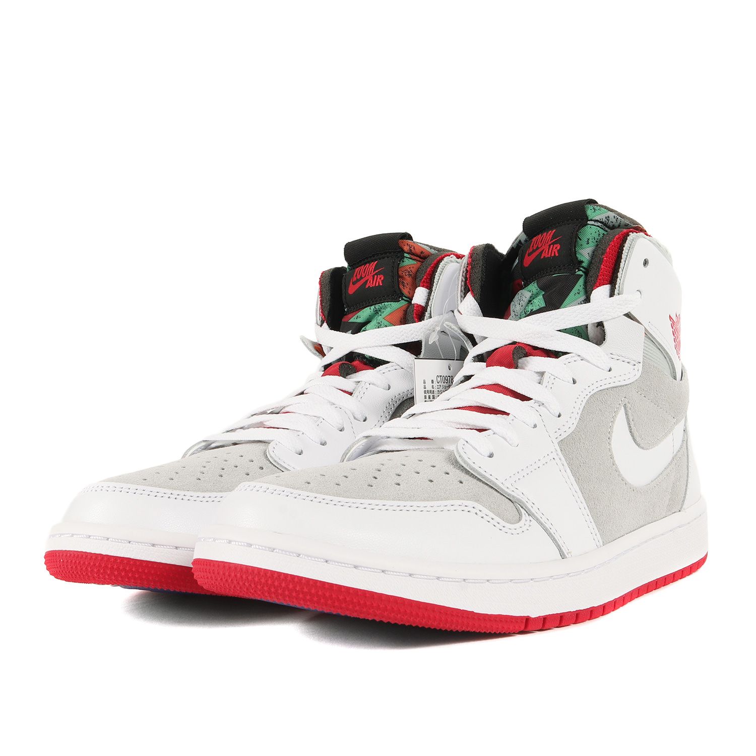 新品 NIKE ナイキ サイズ:27.5cm AIR JORDAN 1 ZOOM AIR CMFT HARE (CT0978-100) エアジョーダン1  ズーム エア コンフォート ヘア ホワイト トゥルーレッド US9.5 ハイカット スニーカー - メルカリ