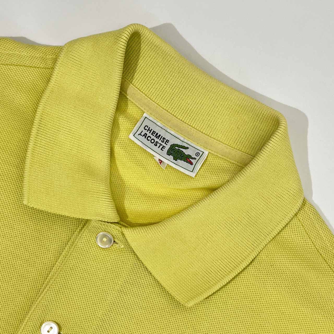 80s 90s CHEMISE LACOSTE ラコステ 半袖シャツ 総柄