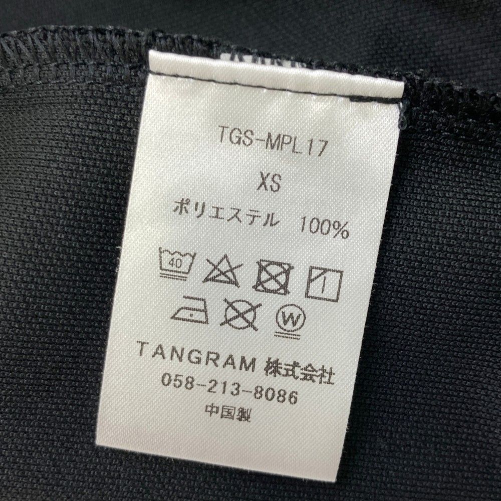 サイズ：XS TANGRAM　タングラム  半袖ポロシャツ ロゴプリント  ブラック系 [240101428150] ゴルフウェア メンズ ストスト TANGRAM(タングラム)｜中古ゴルフウェア通販サイトSTST(ストスト)