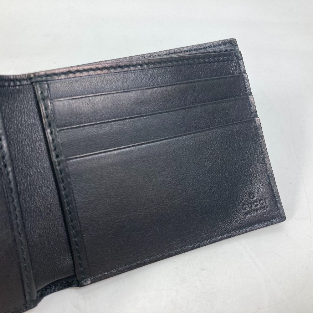 GUCCI グッチ 2つ折り財布 GG グッチシマ 145754 シマレザー - メルカリ