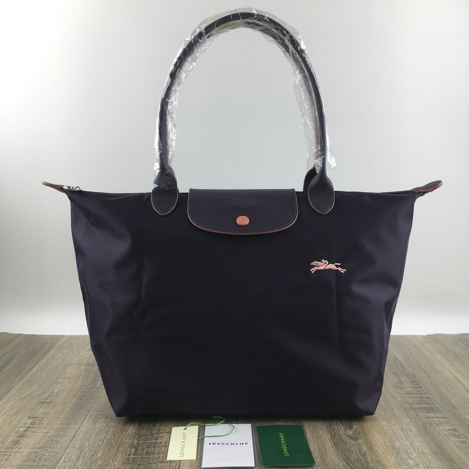 新品未使用】LONGCHAMP ル プリアージュハンドバッグ Lパープル - メルカリ