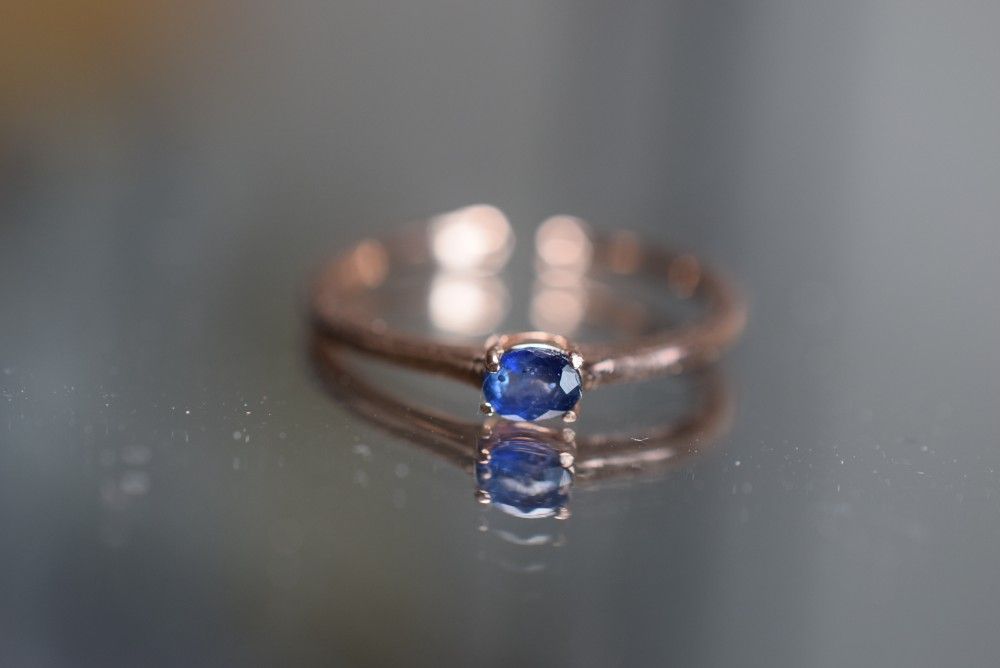 天然スリランカサファイアリング 世界的希少！39.71ct 非加熱 ノーヒート スリランカ産 天然