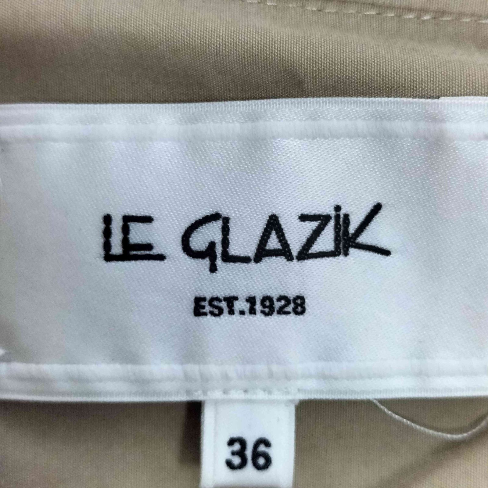 ルグラジック le glazik バンドカラースキッパープルオーバーシャツ レディース JPN：36 