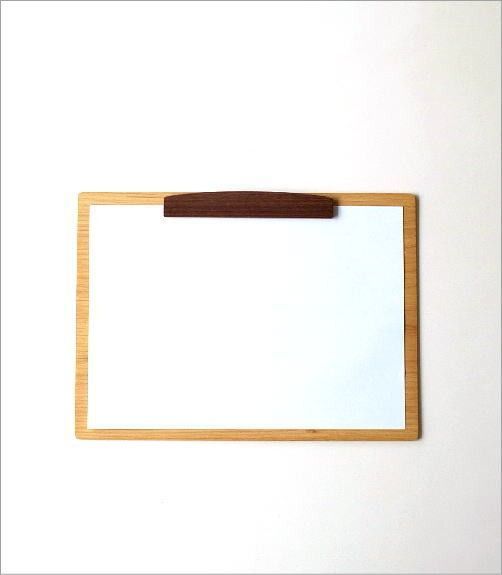 バインダー クリップボード A4 おしゃれ 縦横両用 木製 マグネット 磁石 クリップ 天然木 木のbinder ナラ - メルカリ