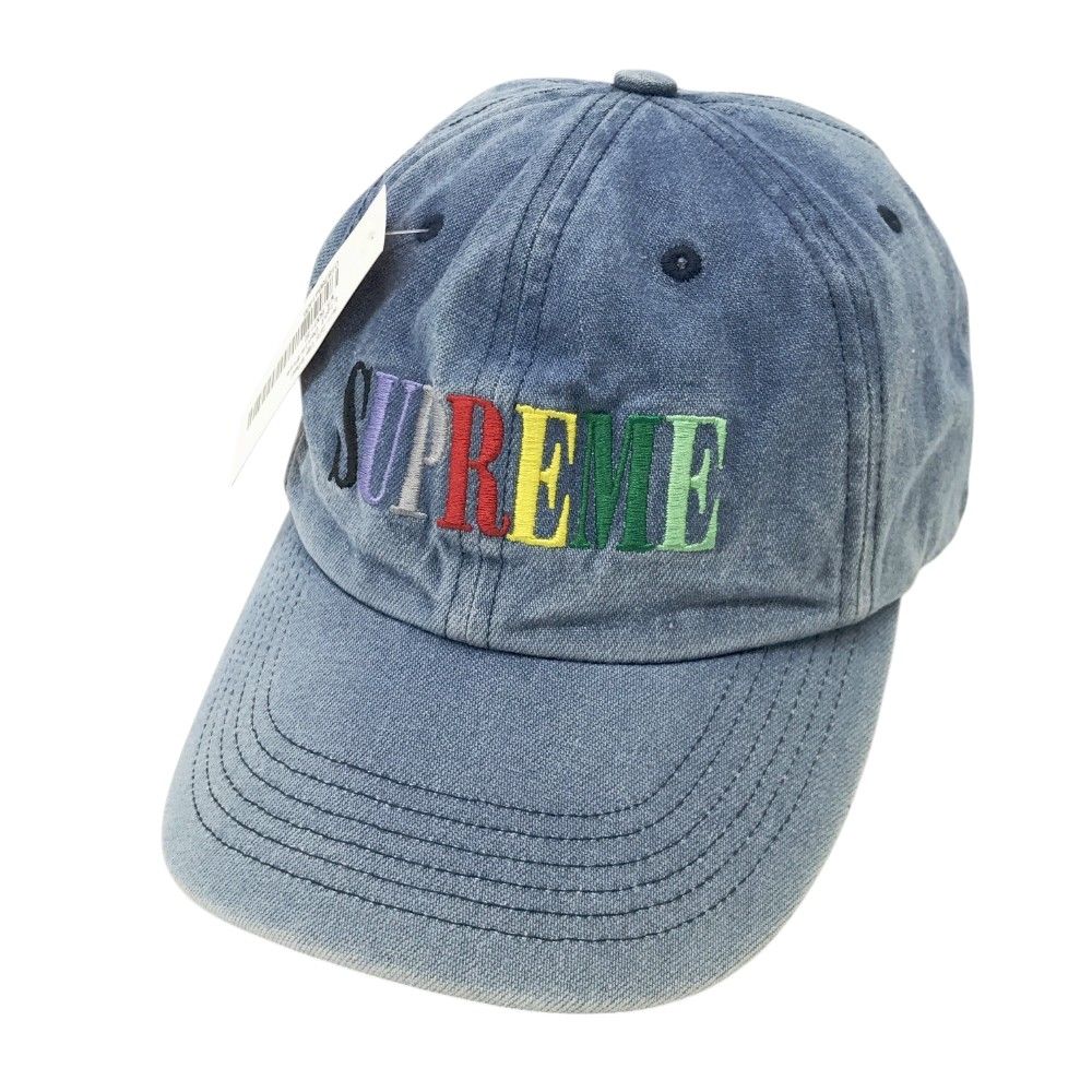 SUPREME シュプリーム  キャップ Multi Color Logo 6-panel  ブルー系 free [240101371530]