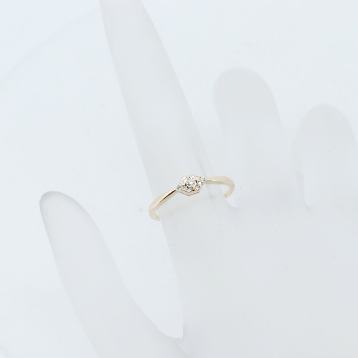 ヴァンドーム青山 ダイヤモンド リング 指輪 8.5号 K18YG(18金  