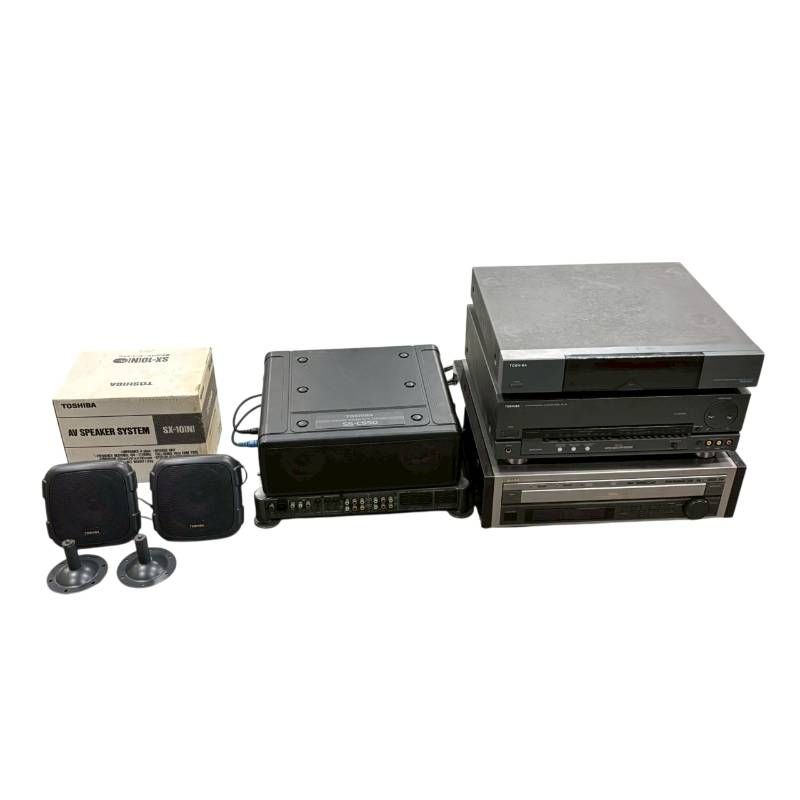 送料無料 東芝 TOSHIBA オーディオ機器 セット まとめ売り 通電 済み 現状品