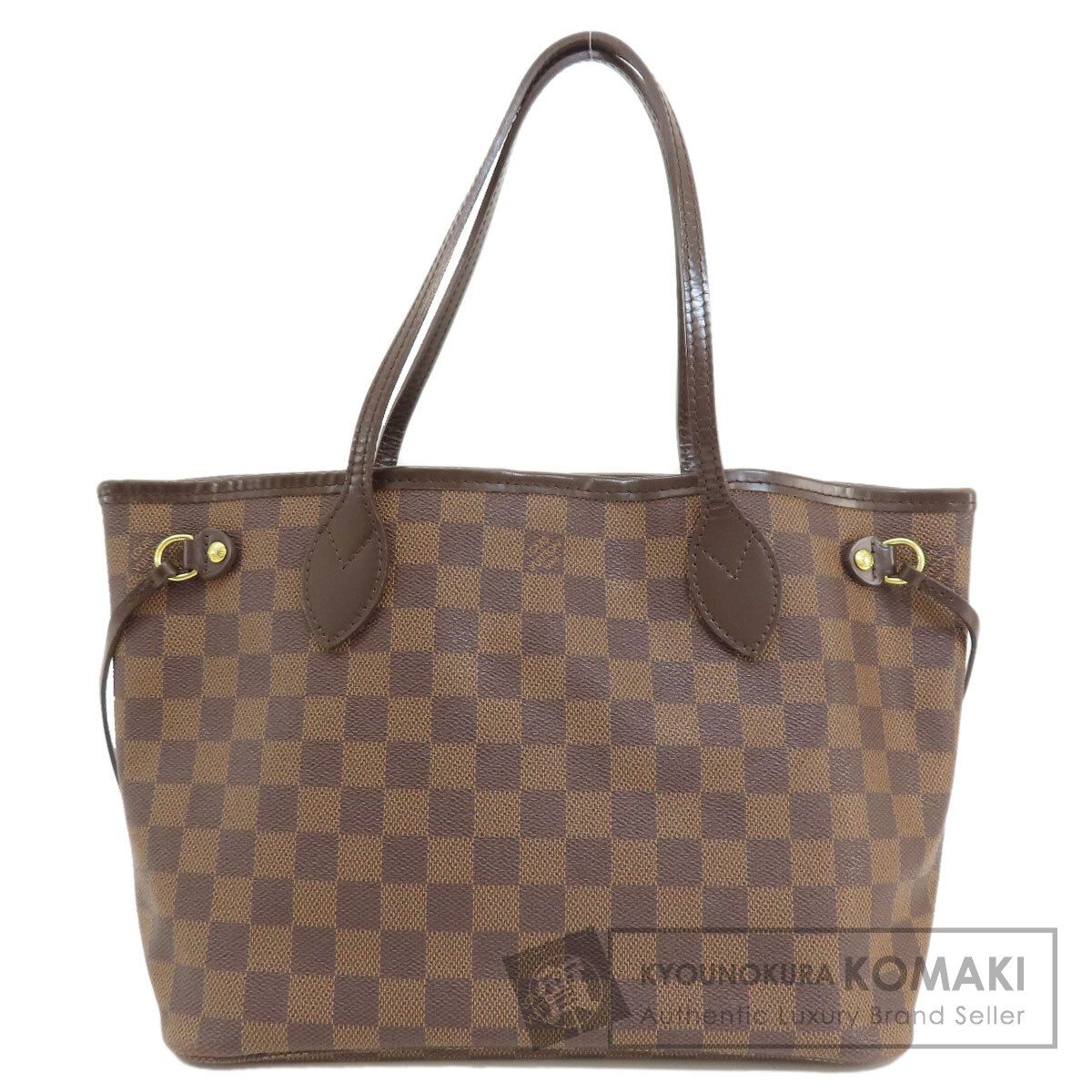 LOUIS VUITTON ルイヴィトン N51109 ネヴァーフルPM 旧 ダミエ エベヌ トートバッグ ダミエキャンバス レディース