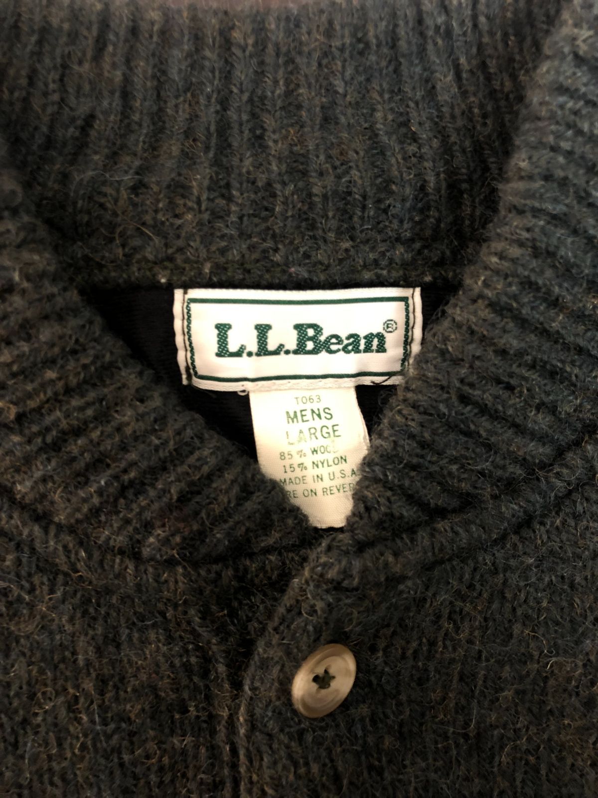 L.L.Bean USA製 80年代 size.L エルエルビーン コマンドセーター 