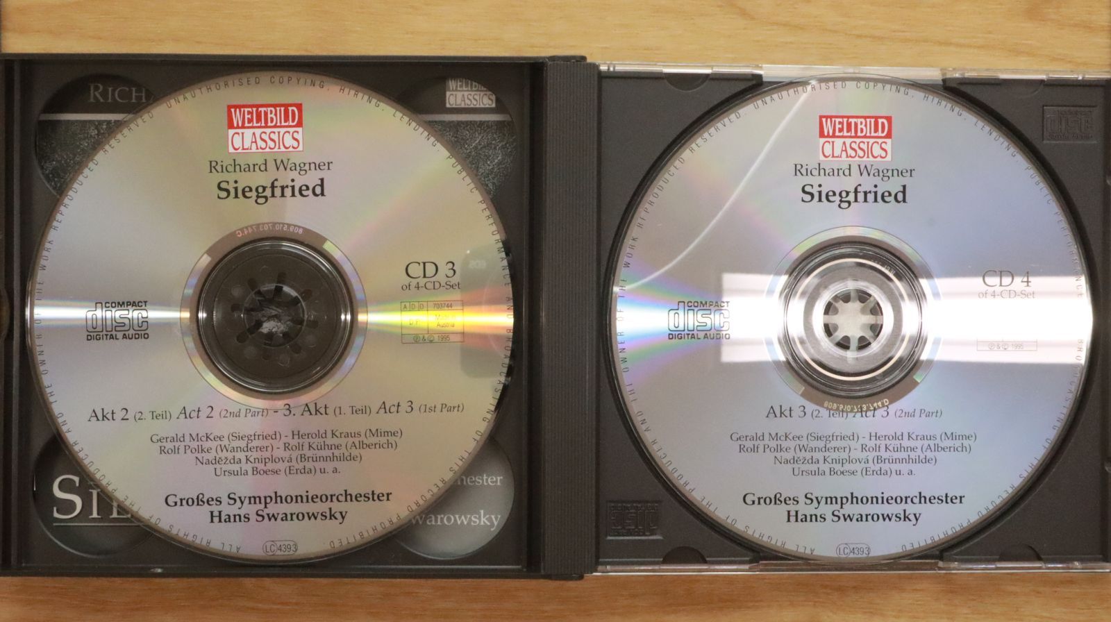 中古CD☆リヒャルト・ワーグナー/RICHARD WAGNER□ SIEGFRIED