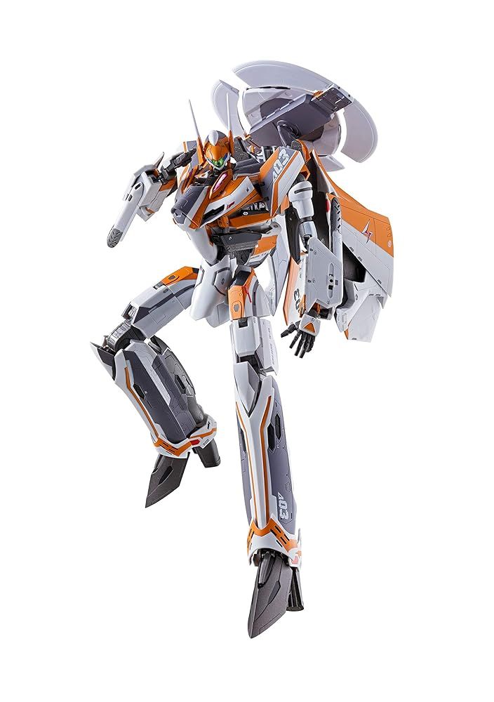 DX超合金 マクロスデルタ VF-31Eジークフリード チャック マスタング機 約180mm ABS-PVC-ダイキャスト製 塗装済み可動フィギュア