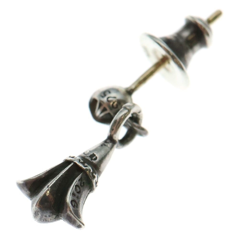  CHROME HEARTS クロムハーツ CRSSTAL クロステイル ドロップ ピアス シルバー その他 アクセサリー