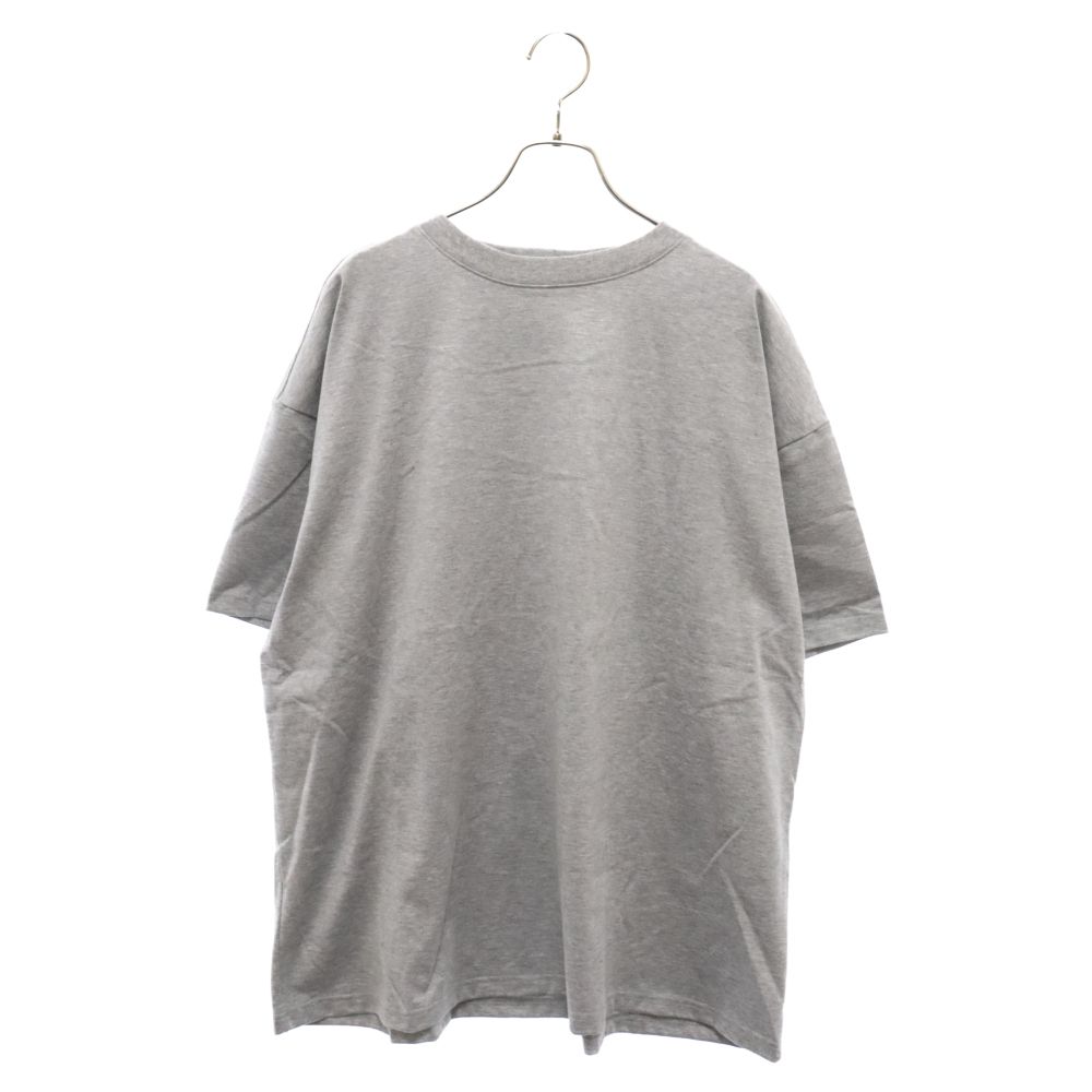 Laid Back (レイドバック) バックネックロゴ 半袖Tシャツ グレー