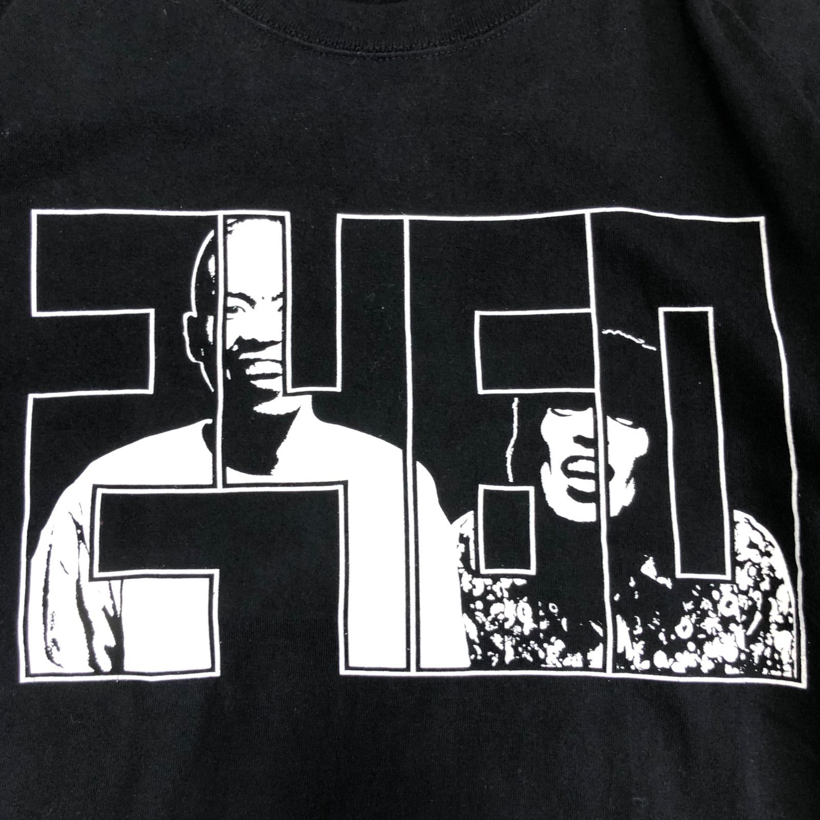 60s ショートスリーブ　半袖スウェット　両面プリント　ブラック　スミクロ SKELOK ショートスリーブTシャツ 半袖カットソー 芸人プリント