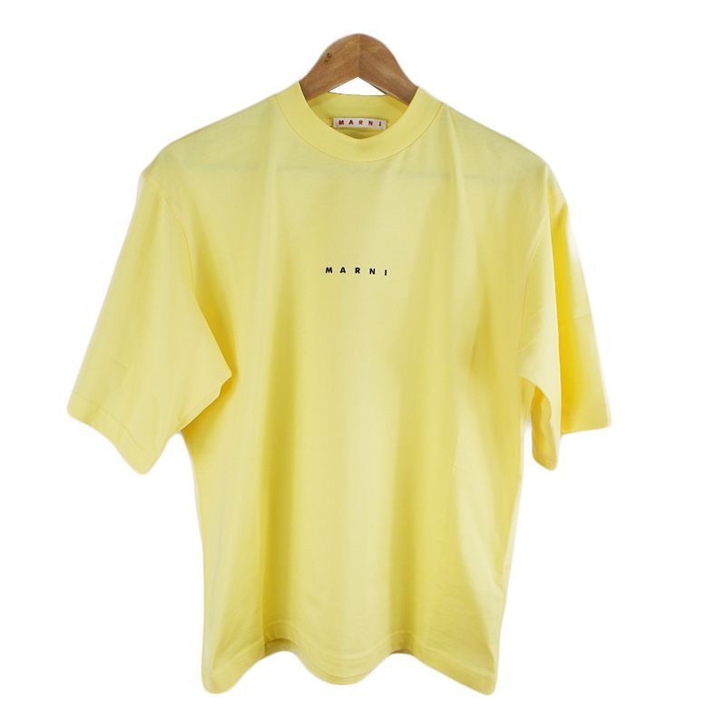 MARNI マルニ ちびロゴ プリント Tシャツ カットソー 半袖 38