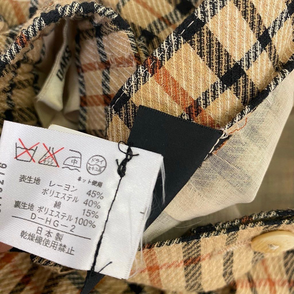 DAKS ダックス ヴィンテージ チェック レディース パンツ DAKS ダックス ヴィンテージ チェック レディース パンツ