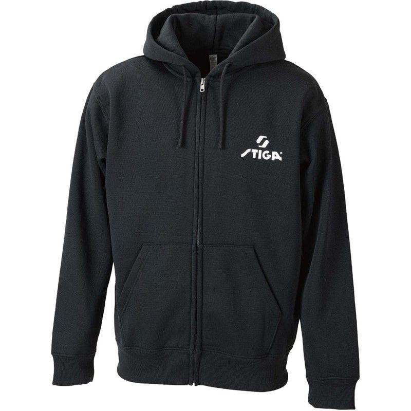 stiga スティガ ジップパーカーJP-II BK SS 卓球 ウェアトップス 1805090103 選択