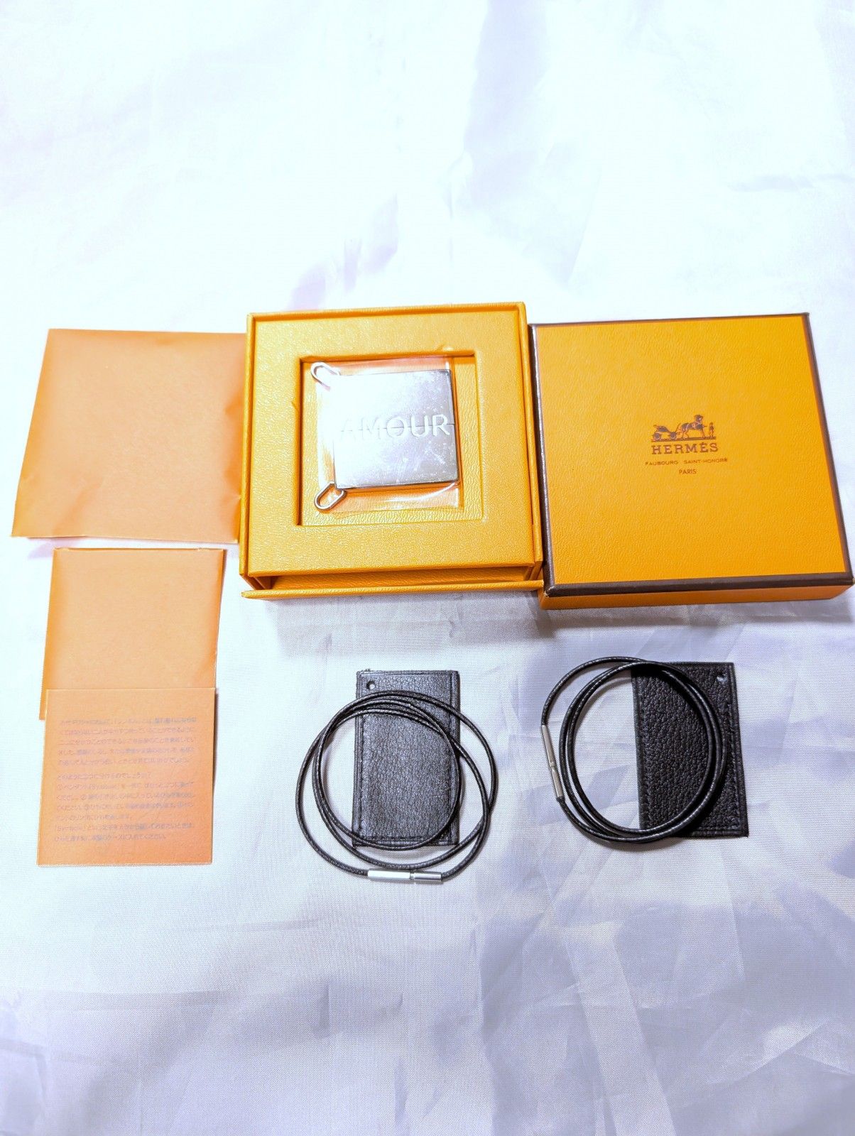 HERMES Amour ペアネックレス ペンダント