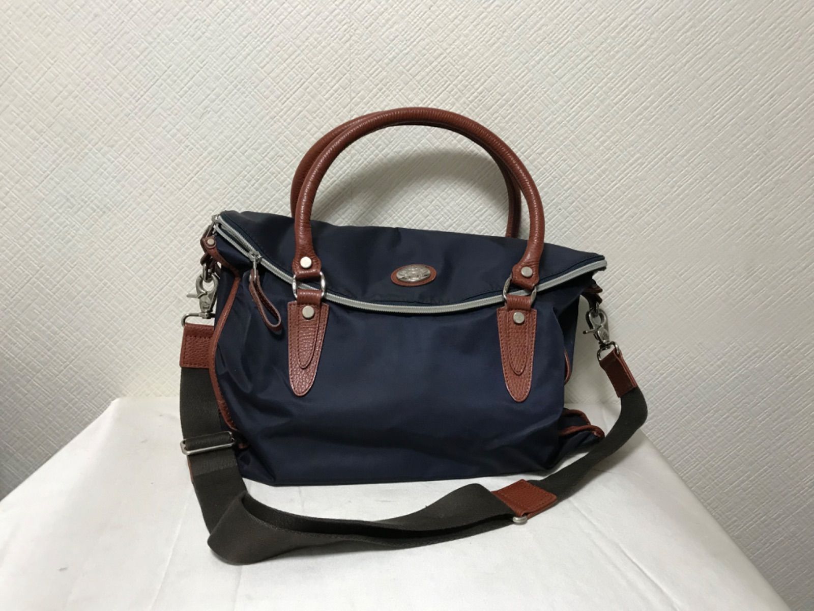 オロビアンコ　ショルダーバック　2way トートバッグ　ナイロン　ブラウン | [オロビアンコ] ショルダーバッグ 2way シルベストラ